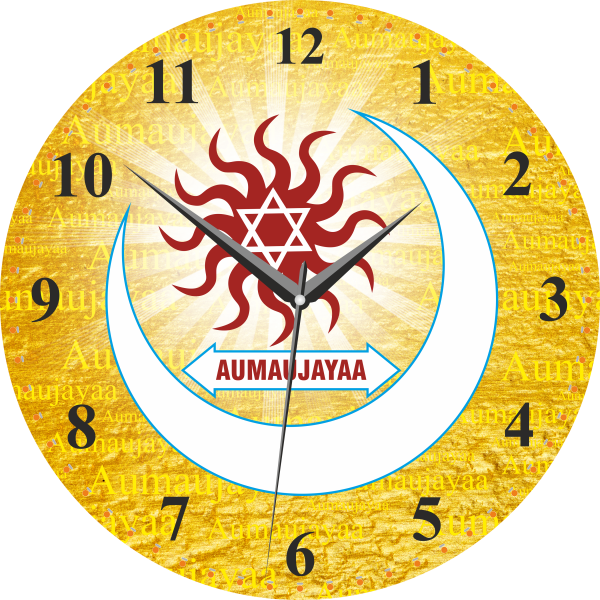 Parachakram Premium Acrylic Wall Clock