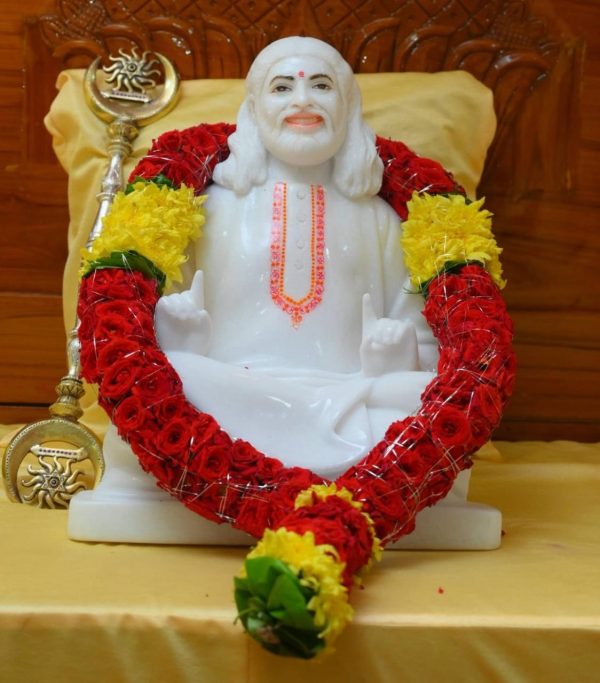 Marble Parabrahma Maharaj.